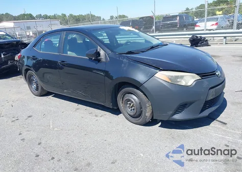 2014 Toyota Corolla Le z USA, uszkodzony, nr VIN 2T1BURHE9EC116487